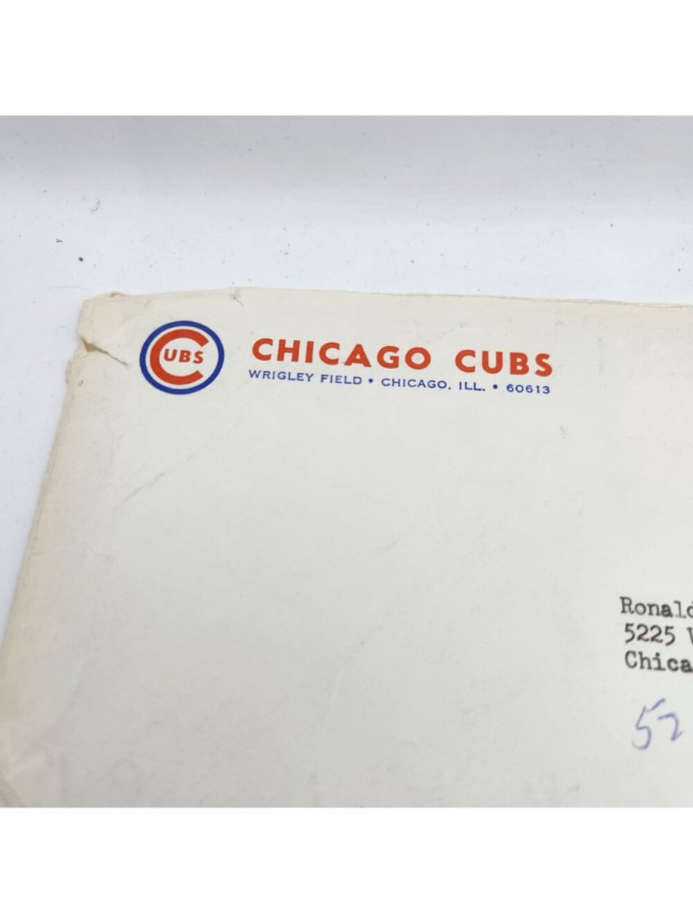 MLB Chicago Cubs 1982 Inter-Office Memo Envelope Signed AUTO Dallas Green 1982 - Picture 6 of 7
